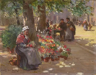 La venditrice di fiori, 1912